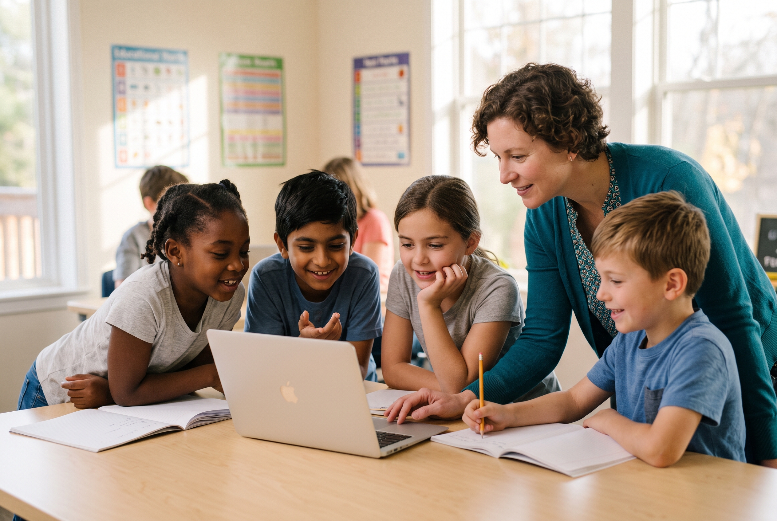 Students in a ClassTutor lesson